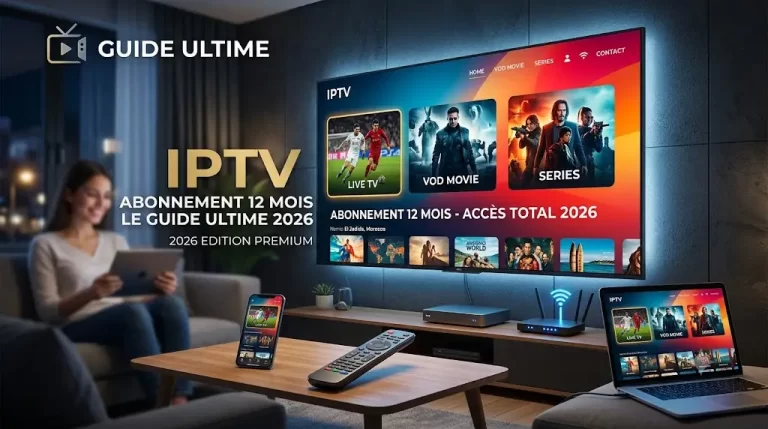 IPTV abonnement 12 mois