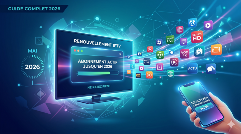 Renouveler abonnement IPTV