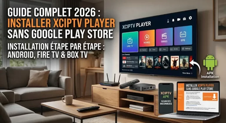 XCIPTV Player sans Google Play Store