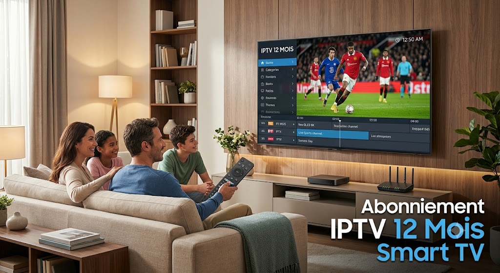 abonnement iptv 12 mois smart tv​
